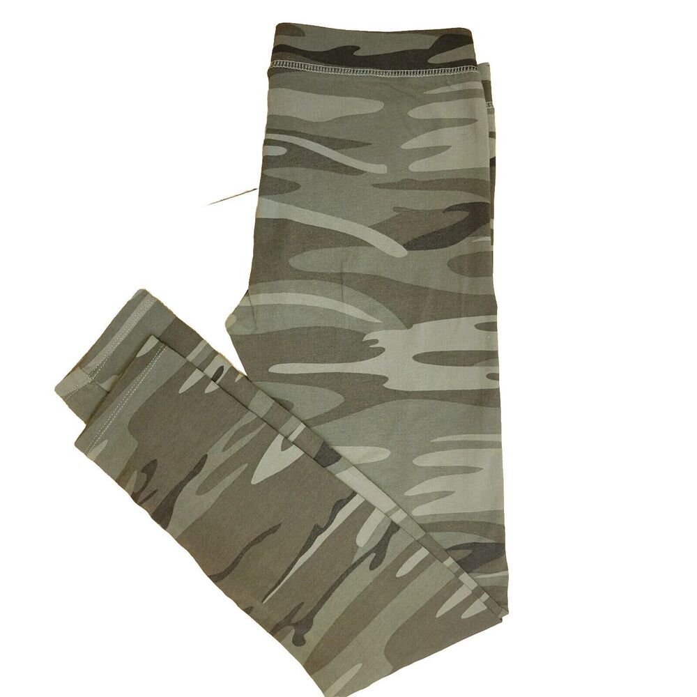 ALTERNATIVE Green Camo Size S Women Legging